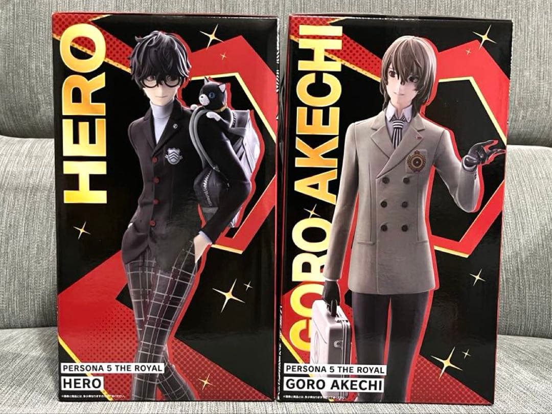 ペルソナ5ザ・ロイヤル 一番くじ A賞 B賞 フィギュア 主人公 明智吾郎