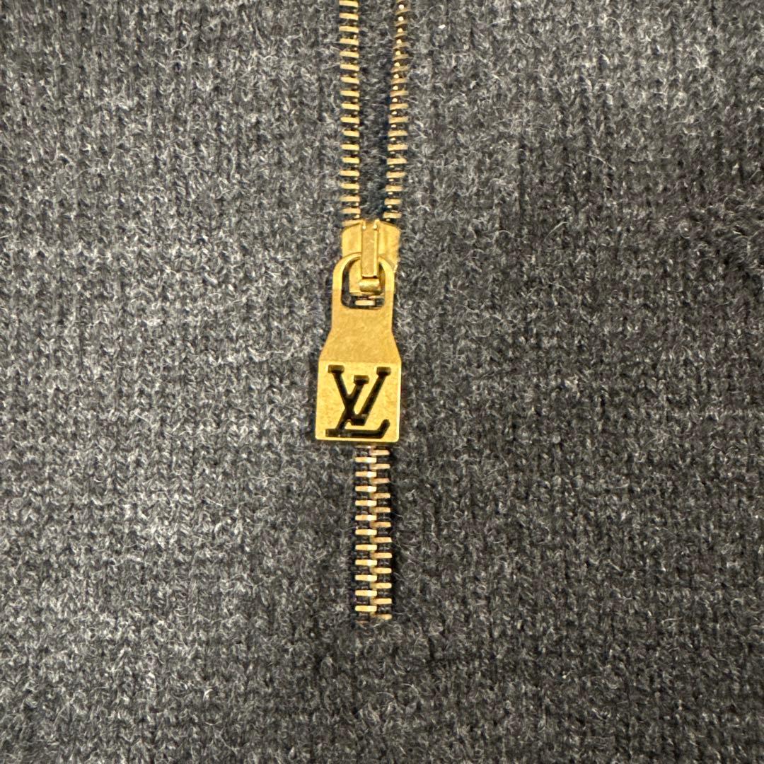 本物 ルイヴィトン 新作 ジャカード モノグラム ジップアップ ニット セーター ルイヴィトン ジャカードジップニットジャケット 23,800円 CCS041897