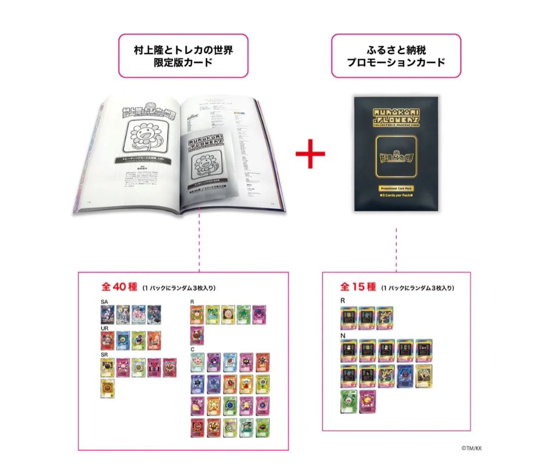 村上隆とトレカの世界 ふるさと納税 プロモカード 14セット