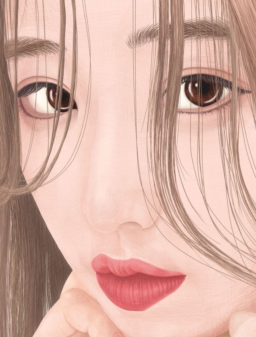 森夏男　作『ほおづえ弐』Sサイズ(B4)