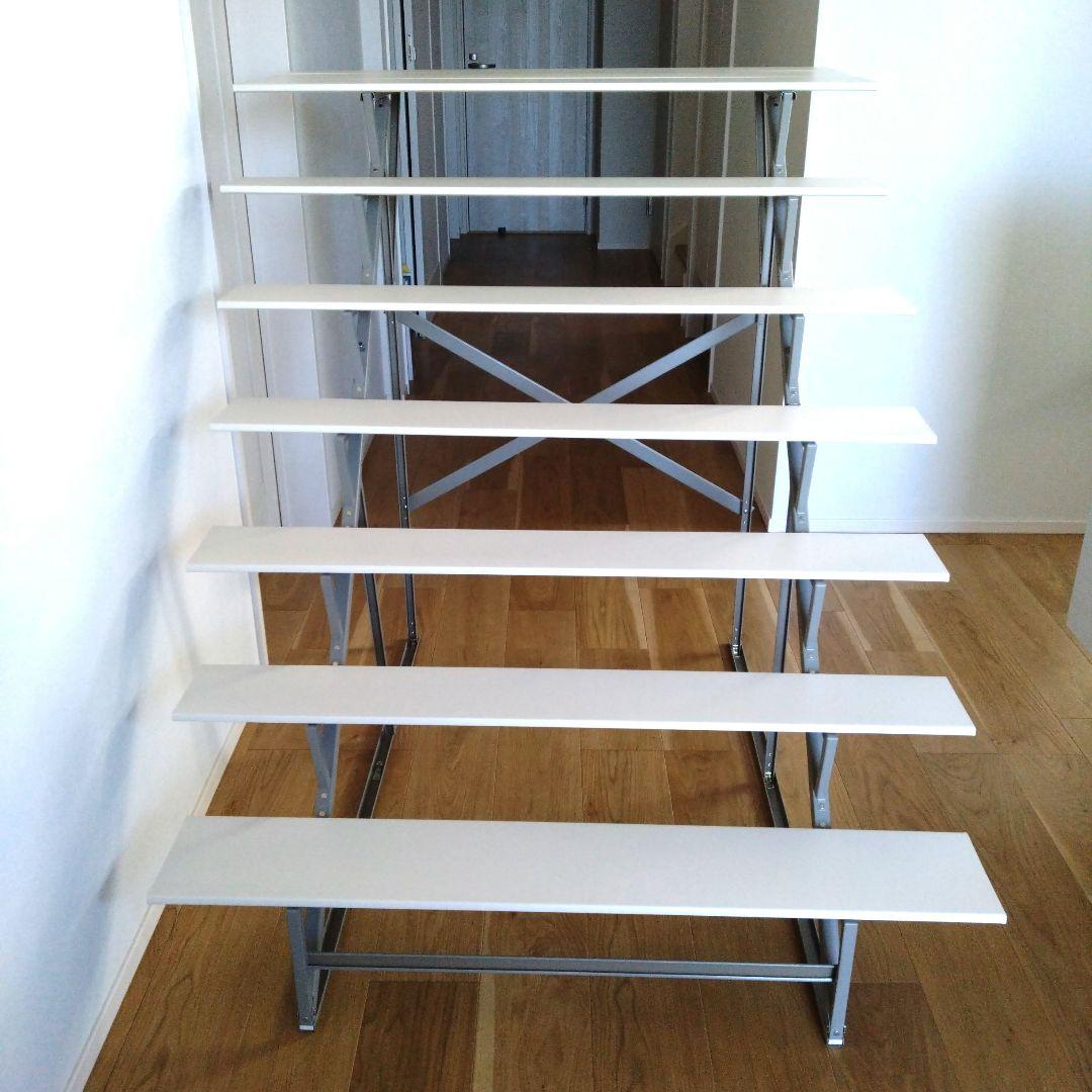 雛壇7段飾り　白色　35号　説明書あり 雛壇7段飾り 白色 35号 説明書あり