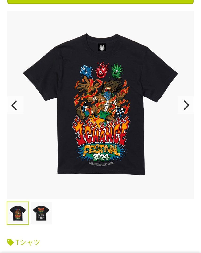 WANIMA ワンチャンフェス 2024 Tシャツ - メルカリ