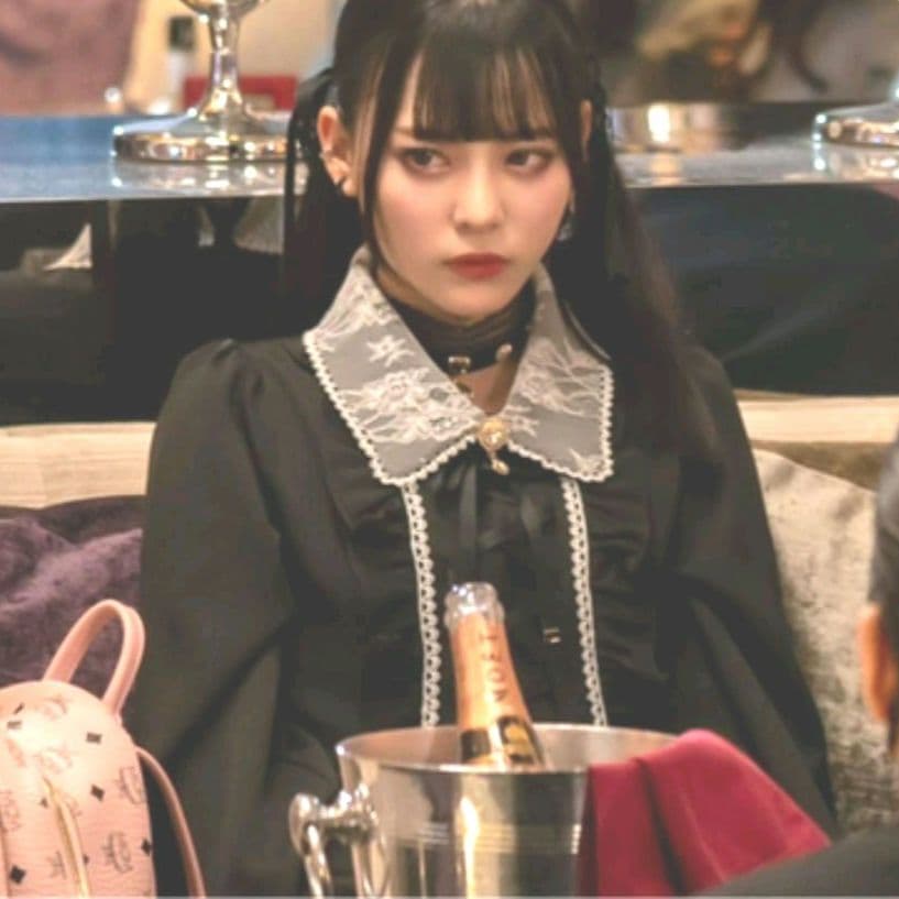 タグ付き ROJITA フロントレースアップワンピース ブラック ロジータ ROJITA Wレースアップワンピース （ブラック） -アウトレット