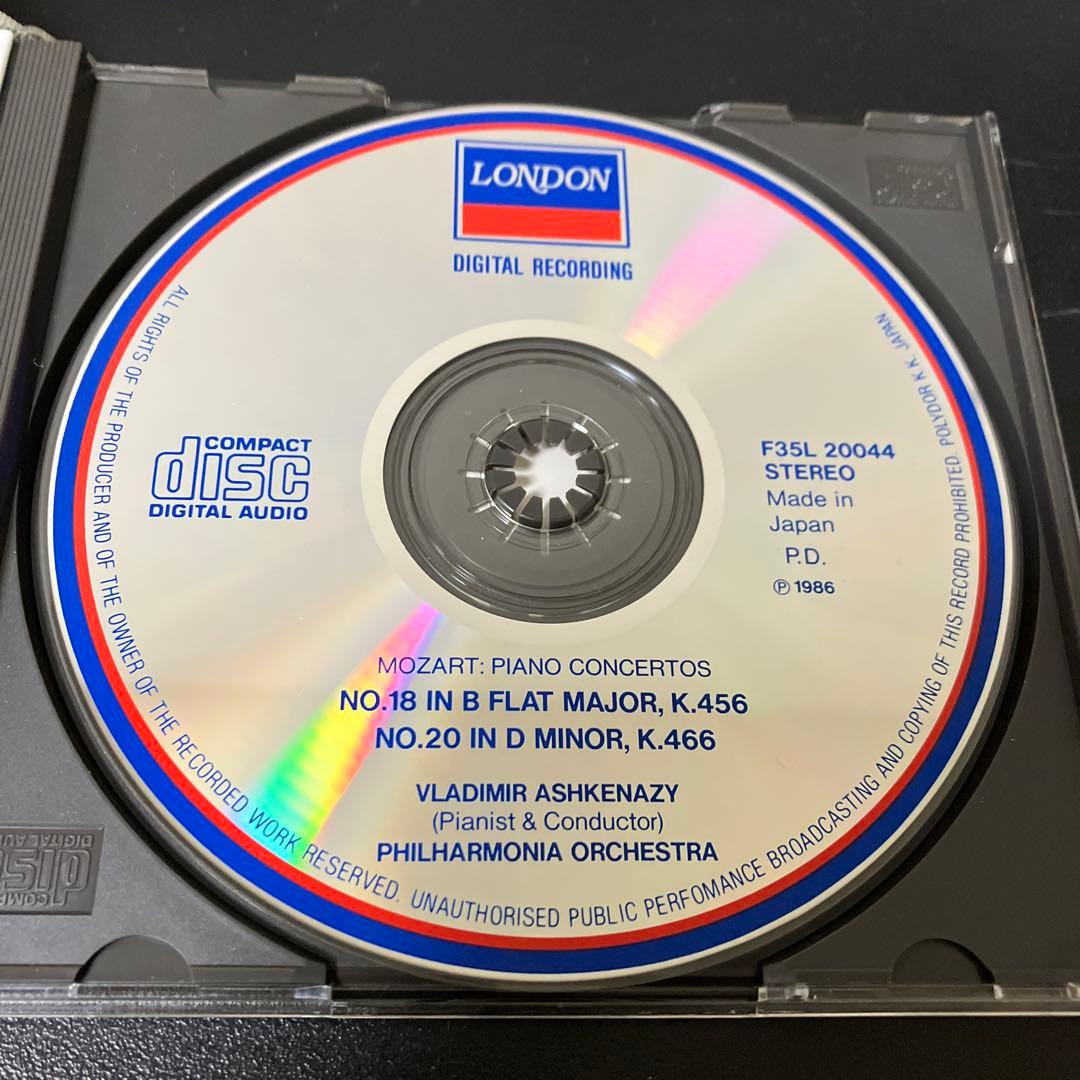 【湯けむり様売約済】アシュケナージ／モーツァルトp協第18番＆第20番