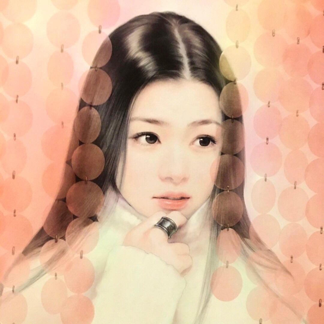 美品 美少女 画集 台湾 香港 自選 平凡 陳淑芬 共作 細密画 イラスト