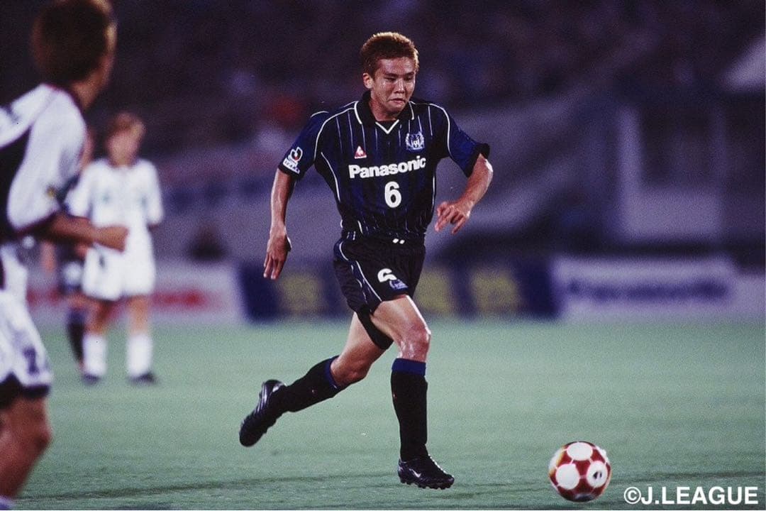 ガンバ大阪ラストゲーム着用】稲本潤一 ＃6 ガンバ大阪 01／02(H