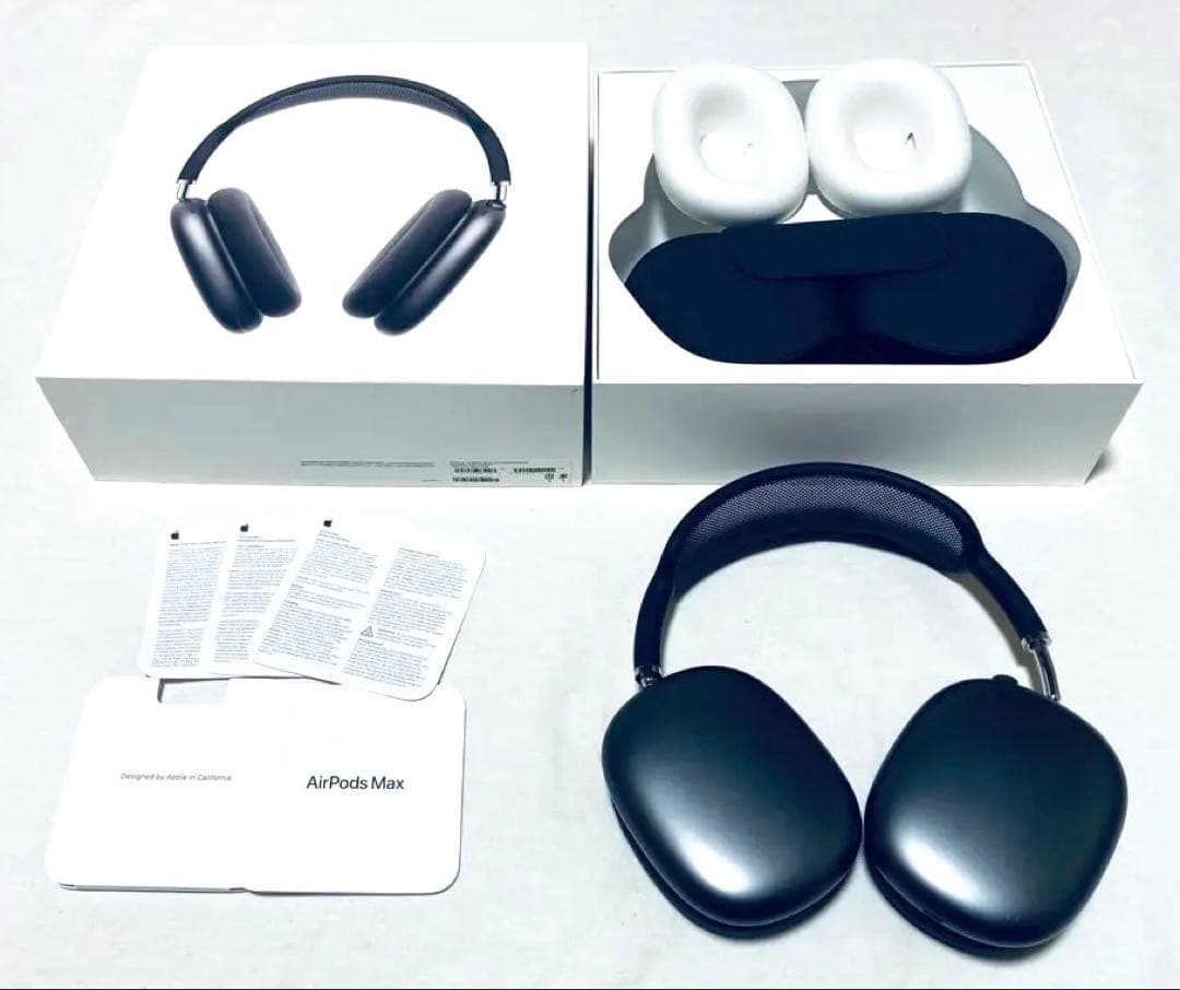 APPLE AirPods Max スペースグレイ 動作良好 アップル Amazon.co.jp: 【整備済み品】 Apple AirPods Max スペースグレイ(整備