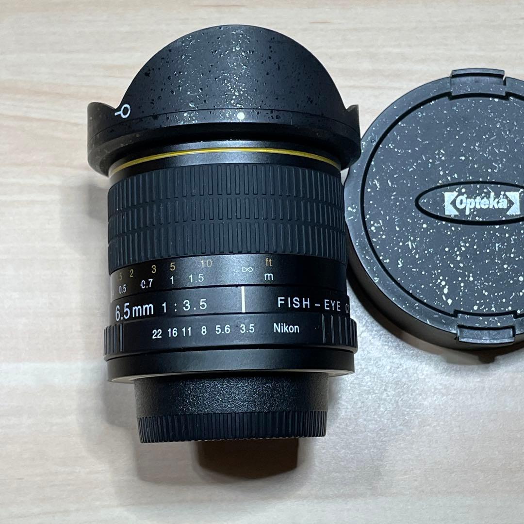 Opteka 6.5mm f/3.5 フィッシュアイレンズ　アプテカ　ニコン