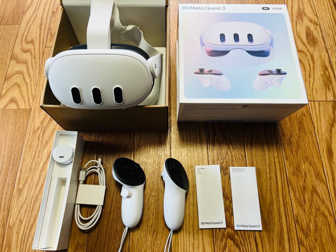【ほぼ未使用・超美品】 Quest 3 512GBモデル ほぼ未使用】 Quest 3 512GB Meta Quest 3 512GB VR Headset - White