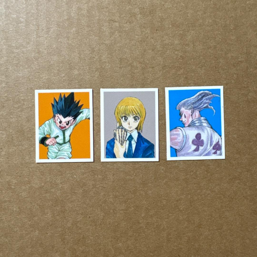 ジャンプフェア 特典 シール ハンターハンター クラピカ ゴン ヒソカ