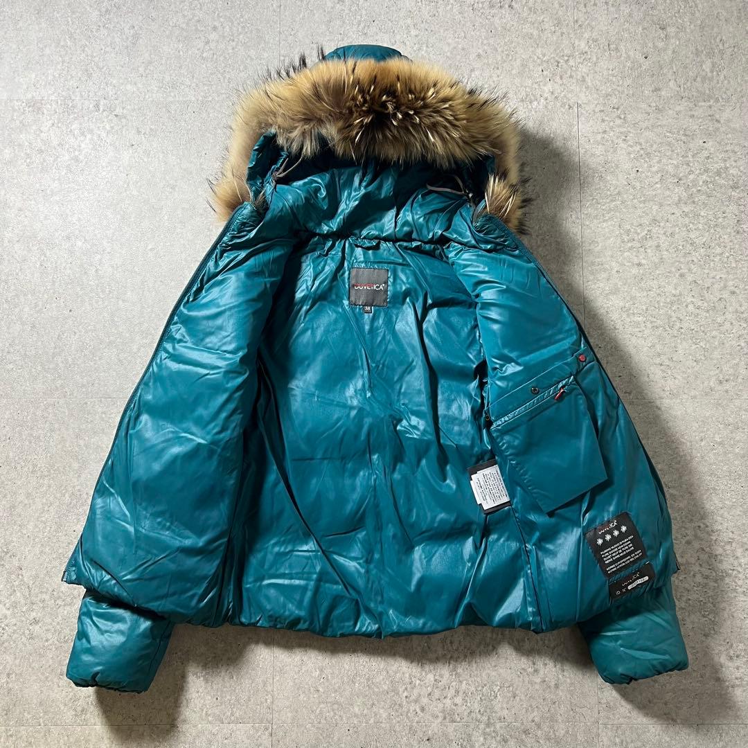 DUVETICA デュベティカ ファーダウンジャケット 光沢 短丈 リアル