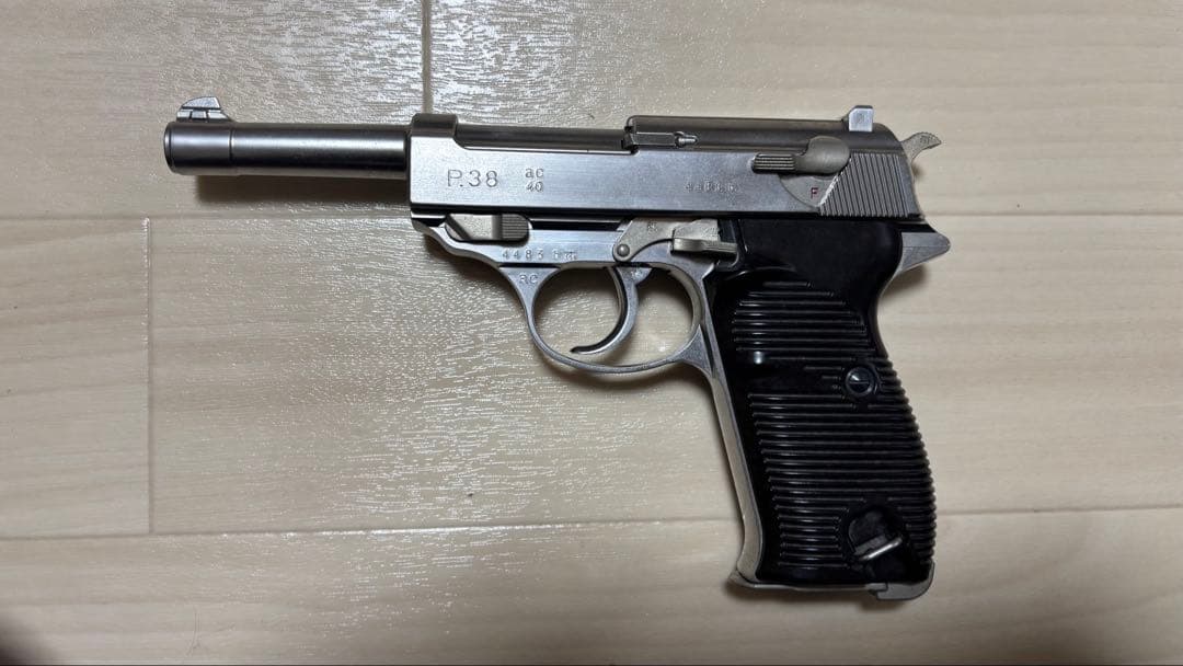 P38 ガスガン シルバー マルゼン WALTHER P38 ac40 シルバー/ガスブローバック > マルゼン