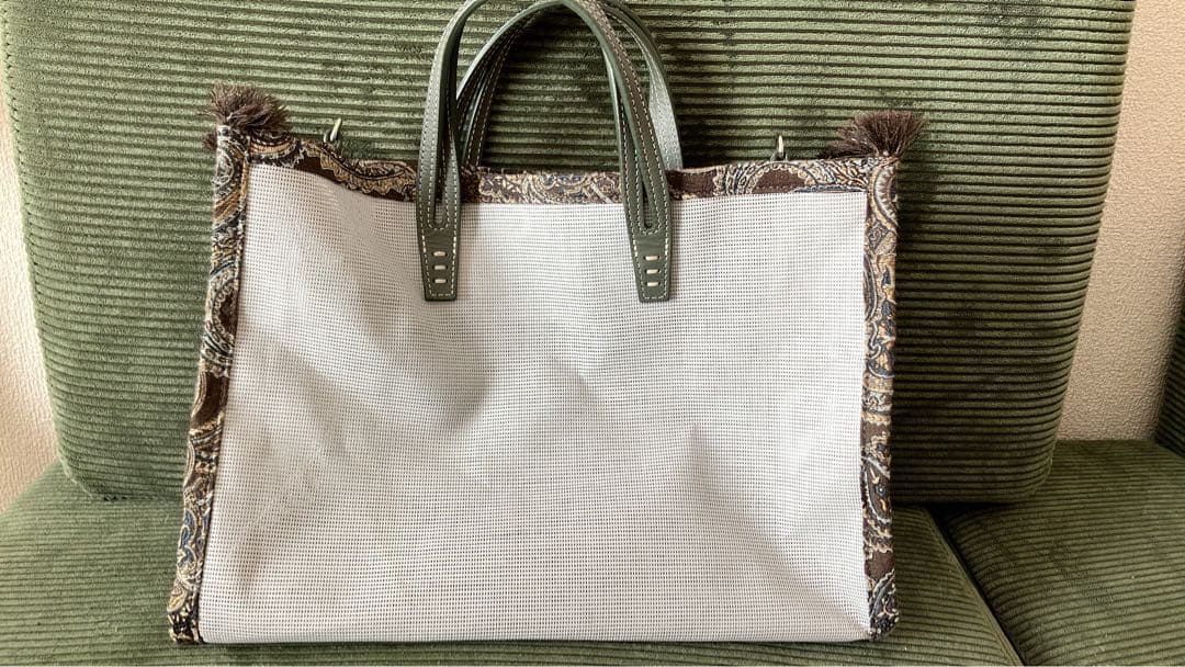 Ａ vacation Bread M（MESHシリーズ、PAISLEY） A VACATION（アヴァケーション） トートバッグ A VACATION / BREAD M