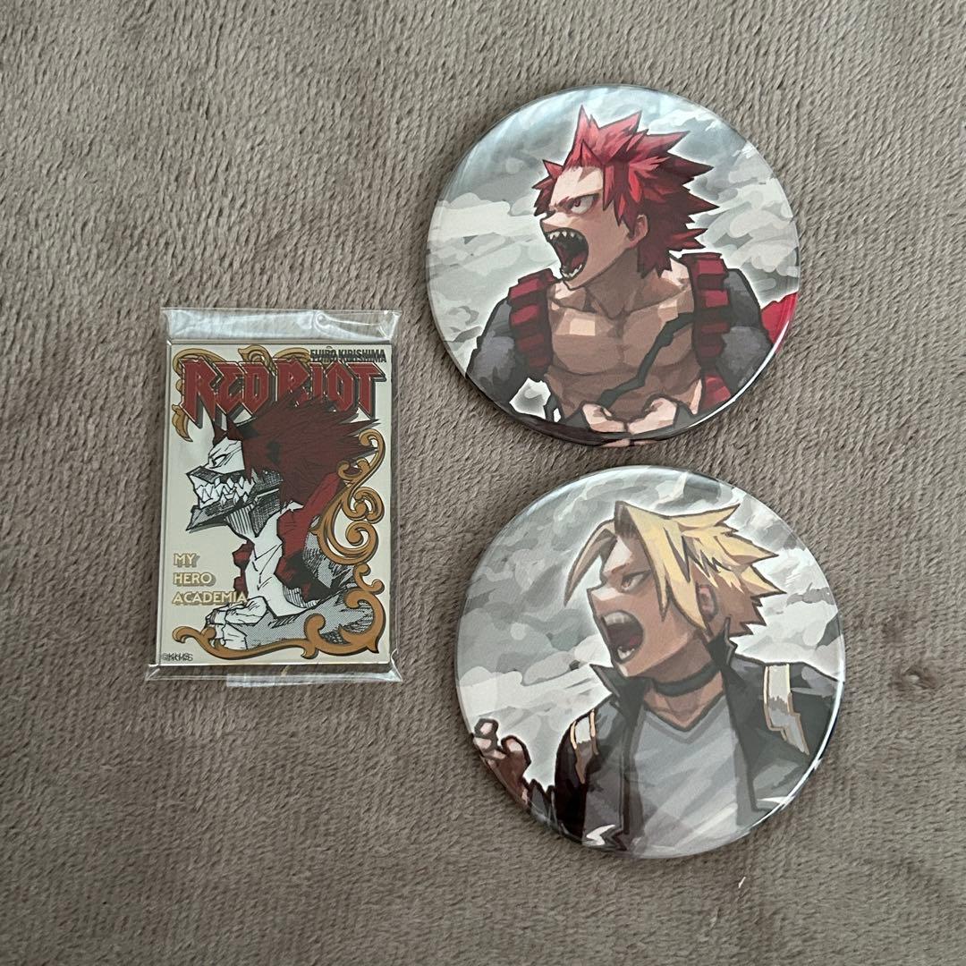 僕のヒーローアカデミア 切島 上鳴 セット 缶バッジ ミラー - メルカリ