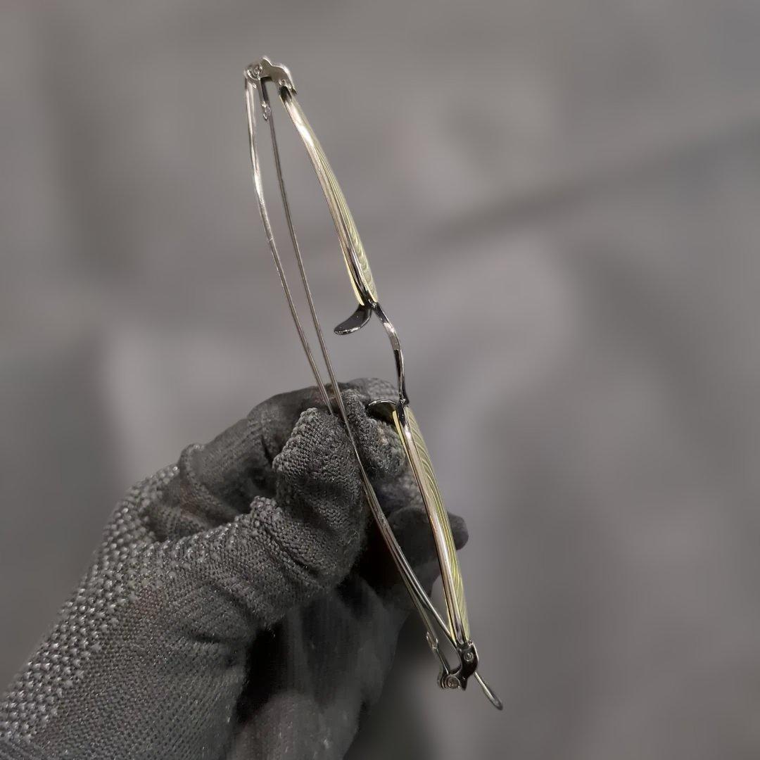 G.B.Gafas メガネ ヴィンテージ シルバー