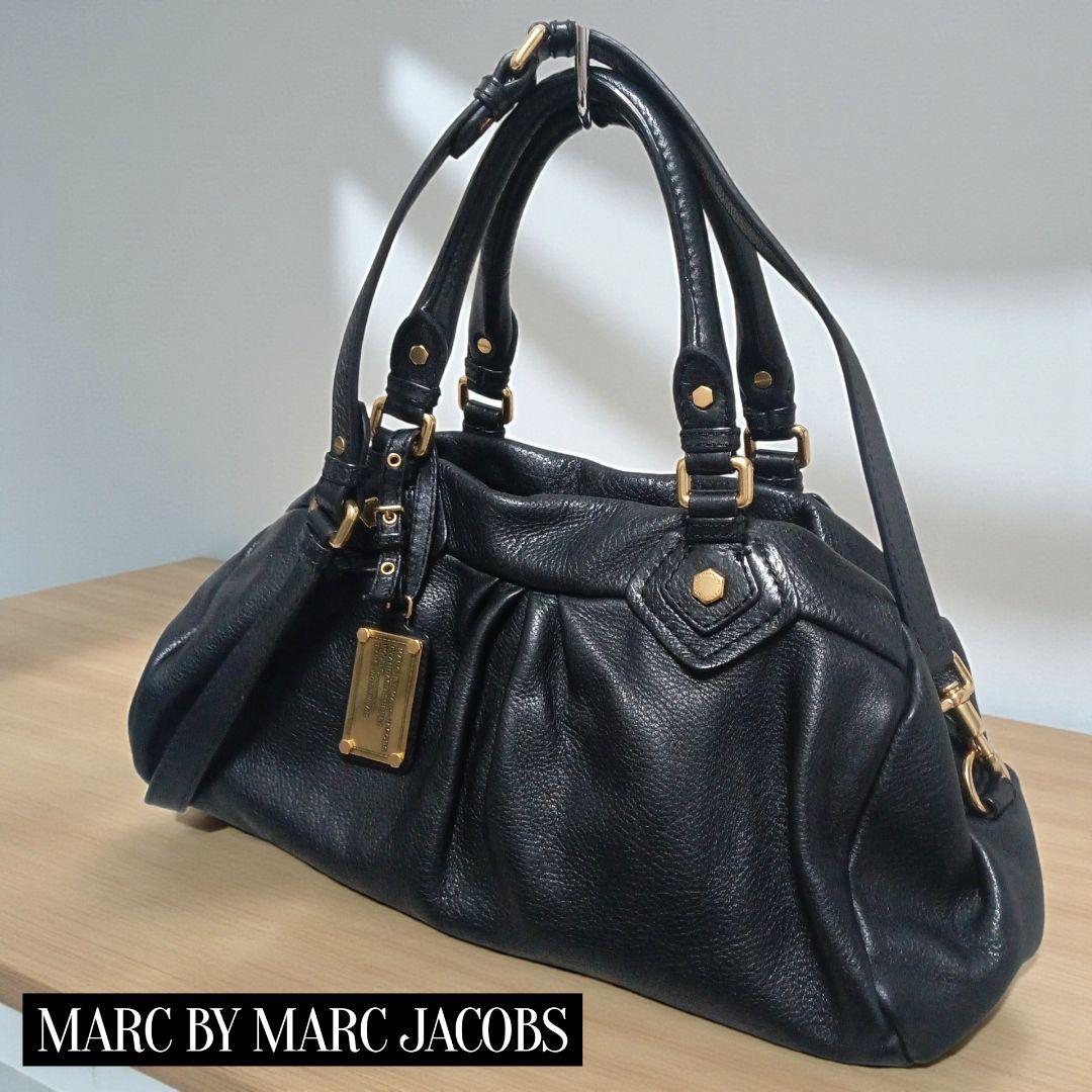 マークジェイコブス★CLASSIC Q★バッグ★シボ革★2way★y2k★黒 Marc by Jacobs CLASSIC Q Archive y2k マークバイマークジェイコブス