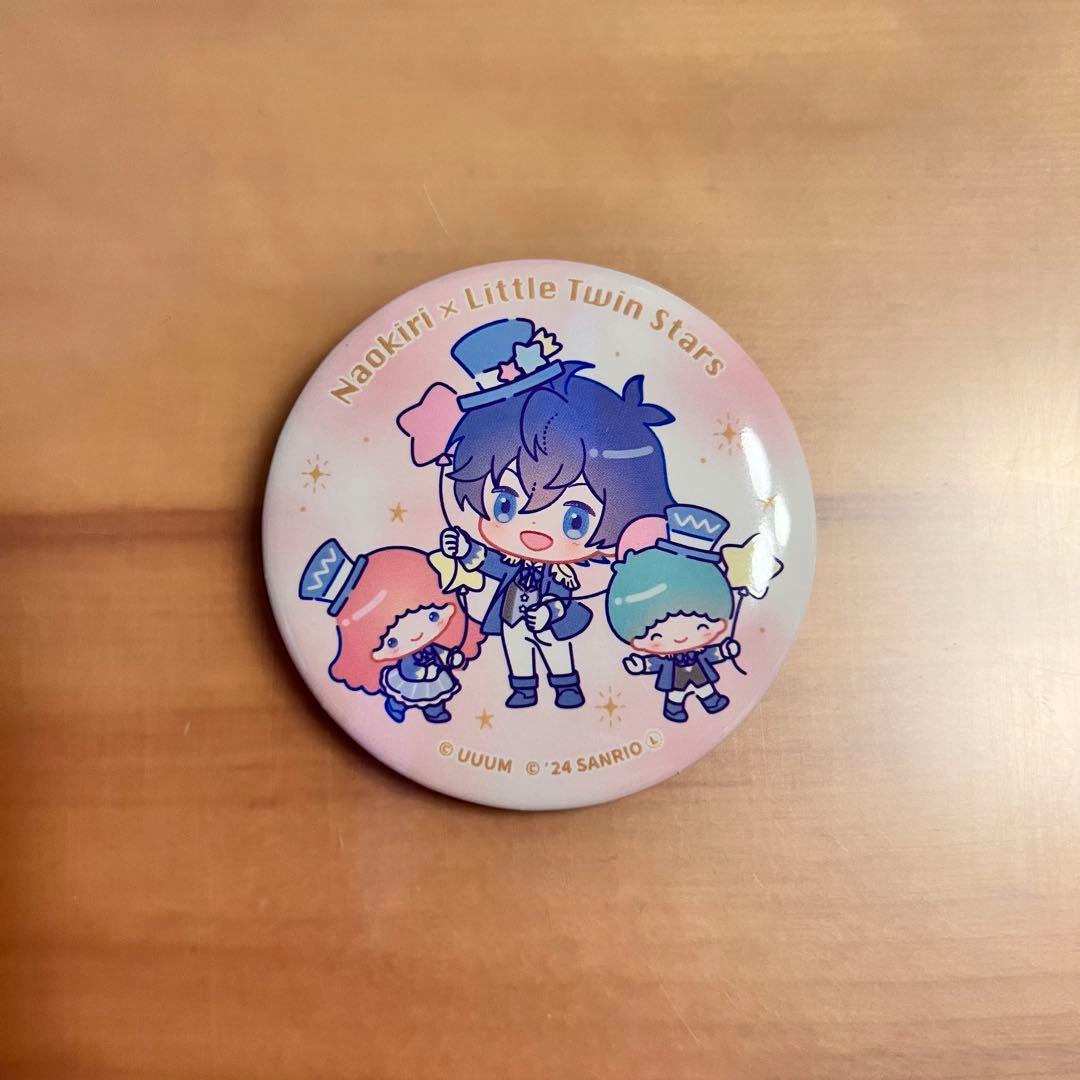 なおきり ミニキャラ 】 缶バッジ カラフルピーチ サンリオ からぴち