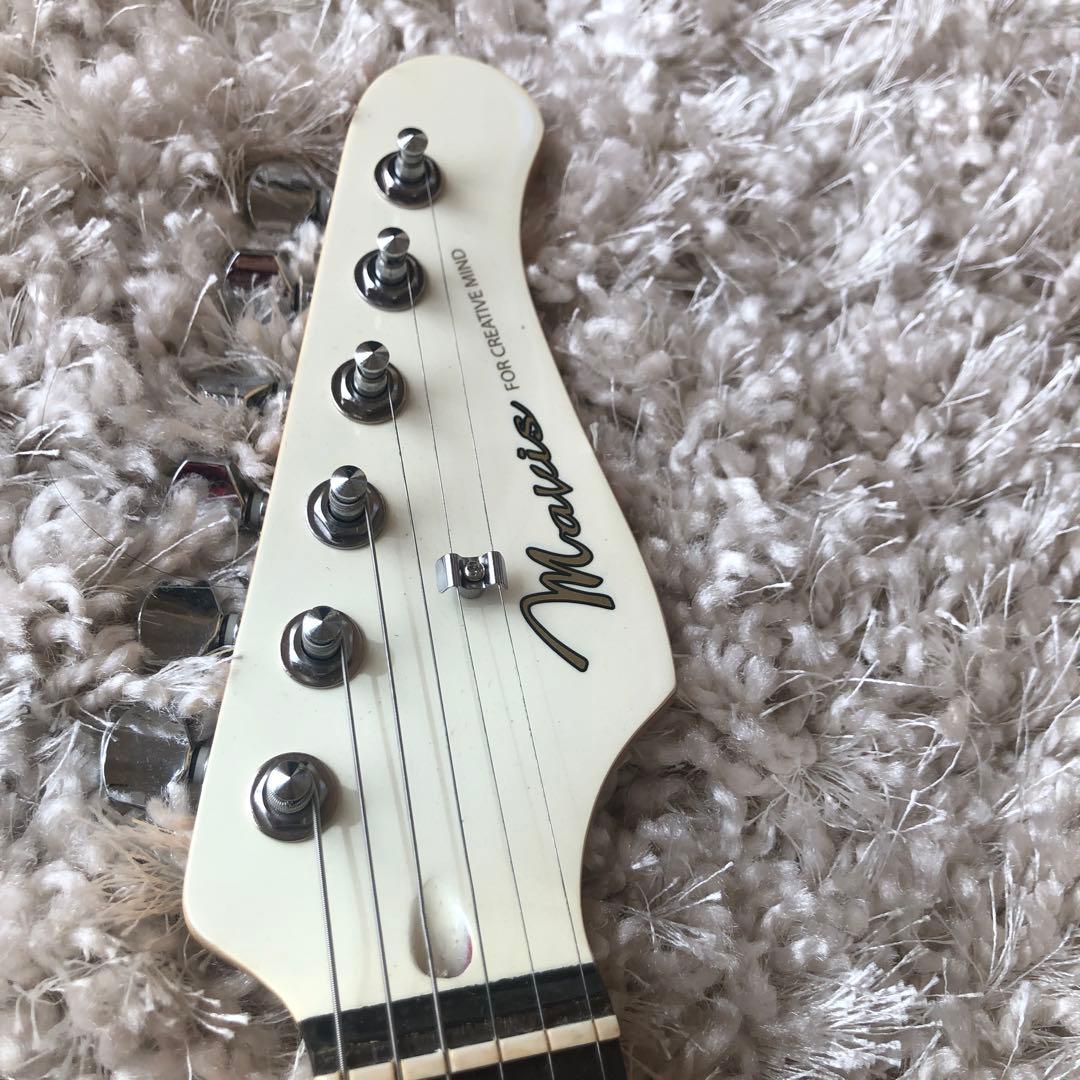 MAVIS ストラトタイプ ホワイト ミラーピックガード 美品 - メルカリ