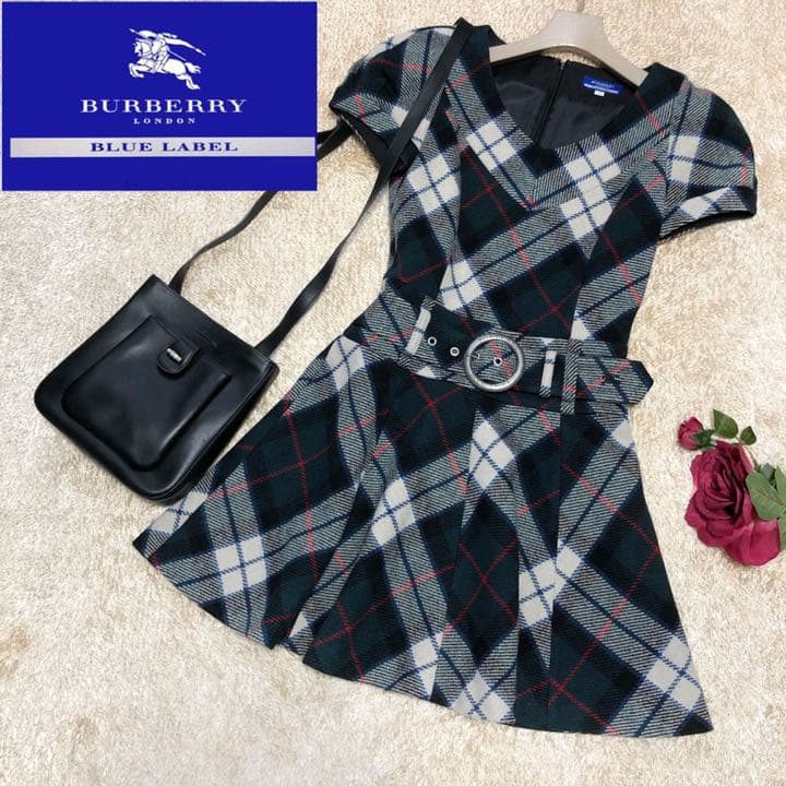 ♡西野カナさん着用 色違い♡バーバリーブルーレーベル ワンピース