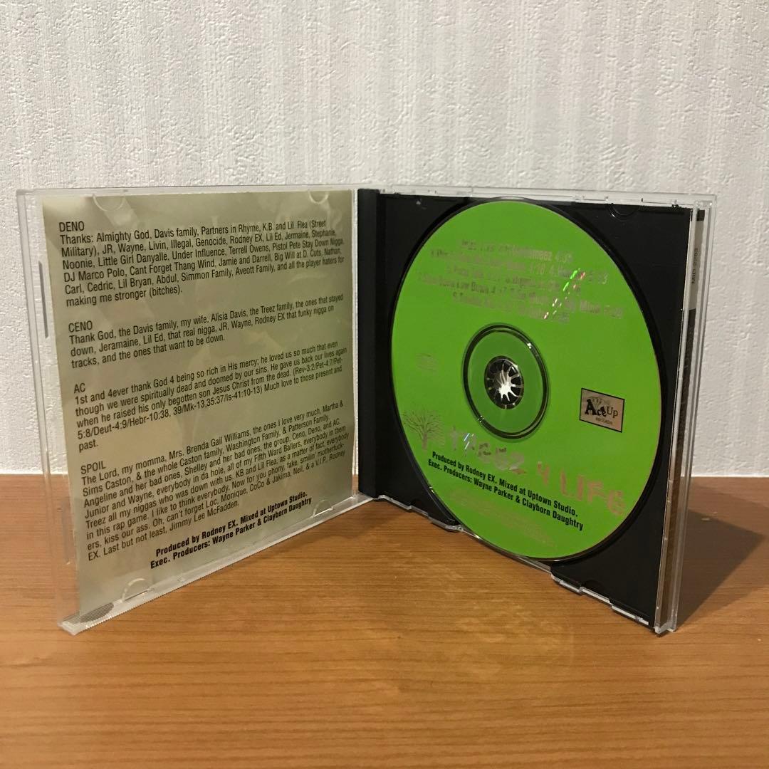 TREEZ 4 LIFE G-RAPg rap. Treez 4 life / Slow Down Low Down CD