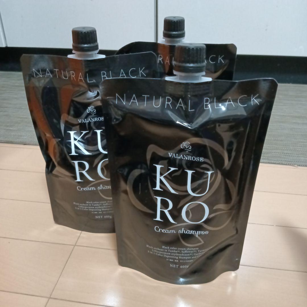 カラーリング・白髪染め VALIANROSS KURO Cream shampoo Black VALANROSE / KUROクリームシャンプーの公式商品情報｜美容・化粧品情報