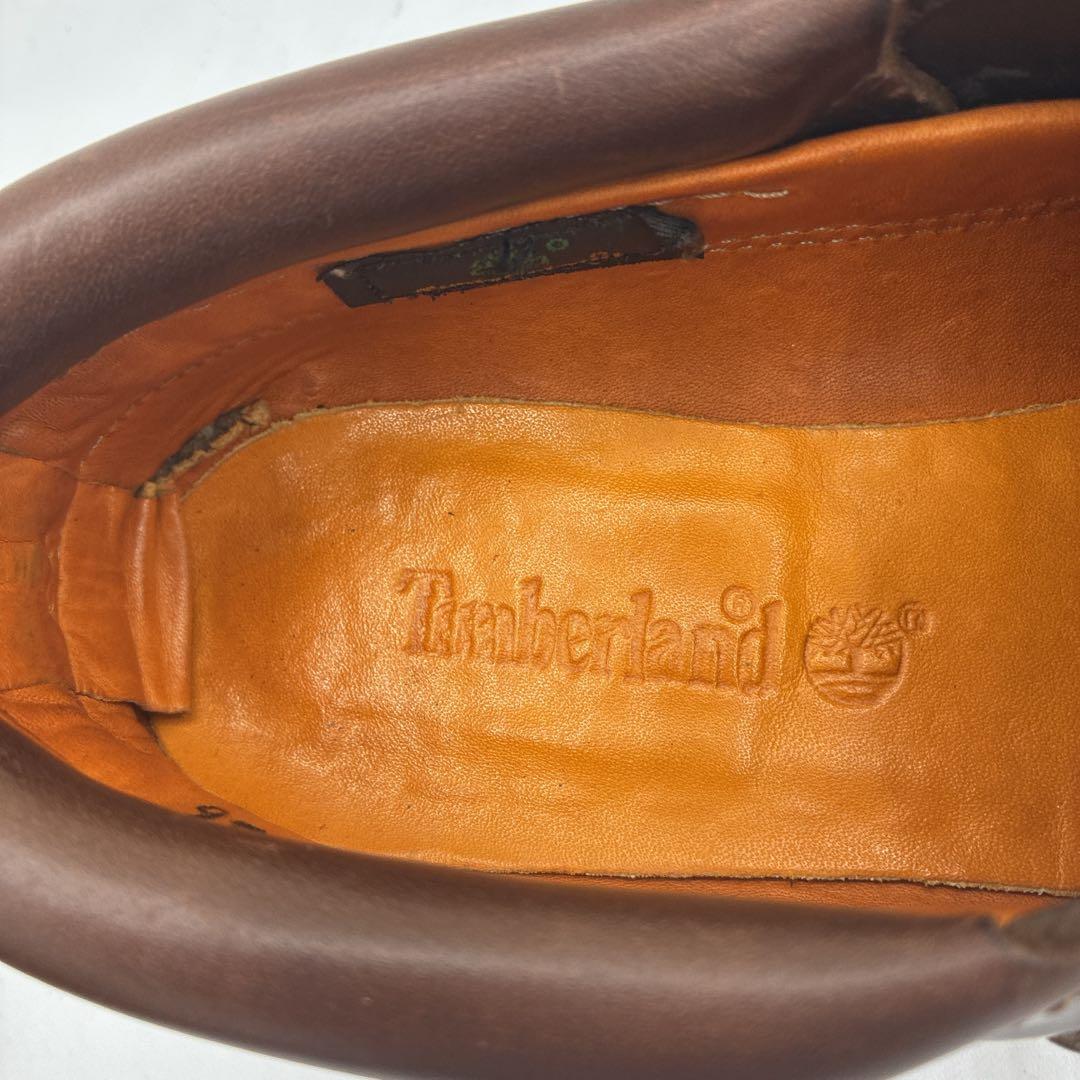 【美品】ティンバーランド スリーアイ クラシックラグ 5.5W 51304 茶