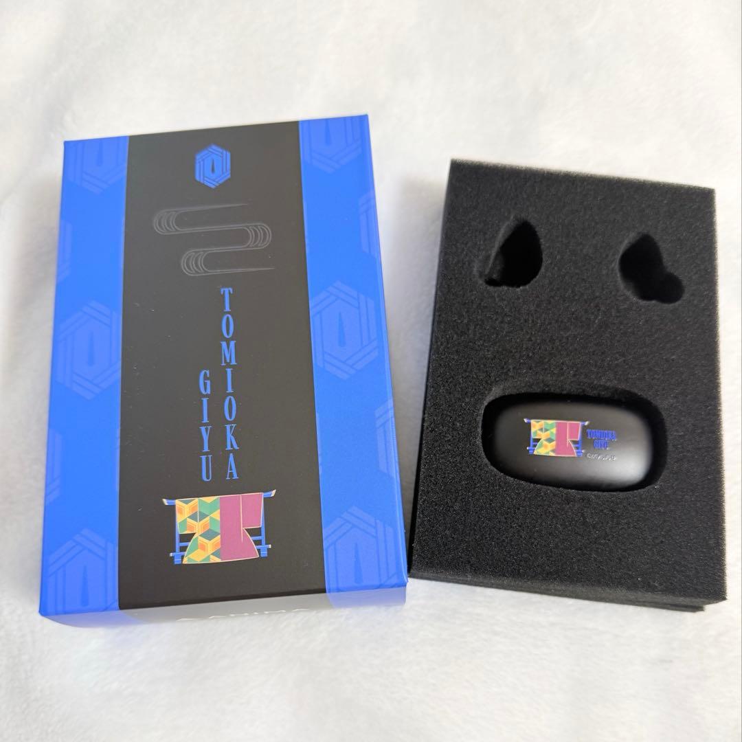 鬼滅の刃 冨岡義勇 ワイヤレスイヤホン Bluetooth 公式 ONKYO TVアニメ「鬼滅の刃」第一弾、 第二弾 録り下ろし音声ガイダンス搭載