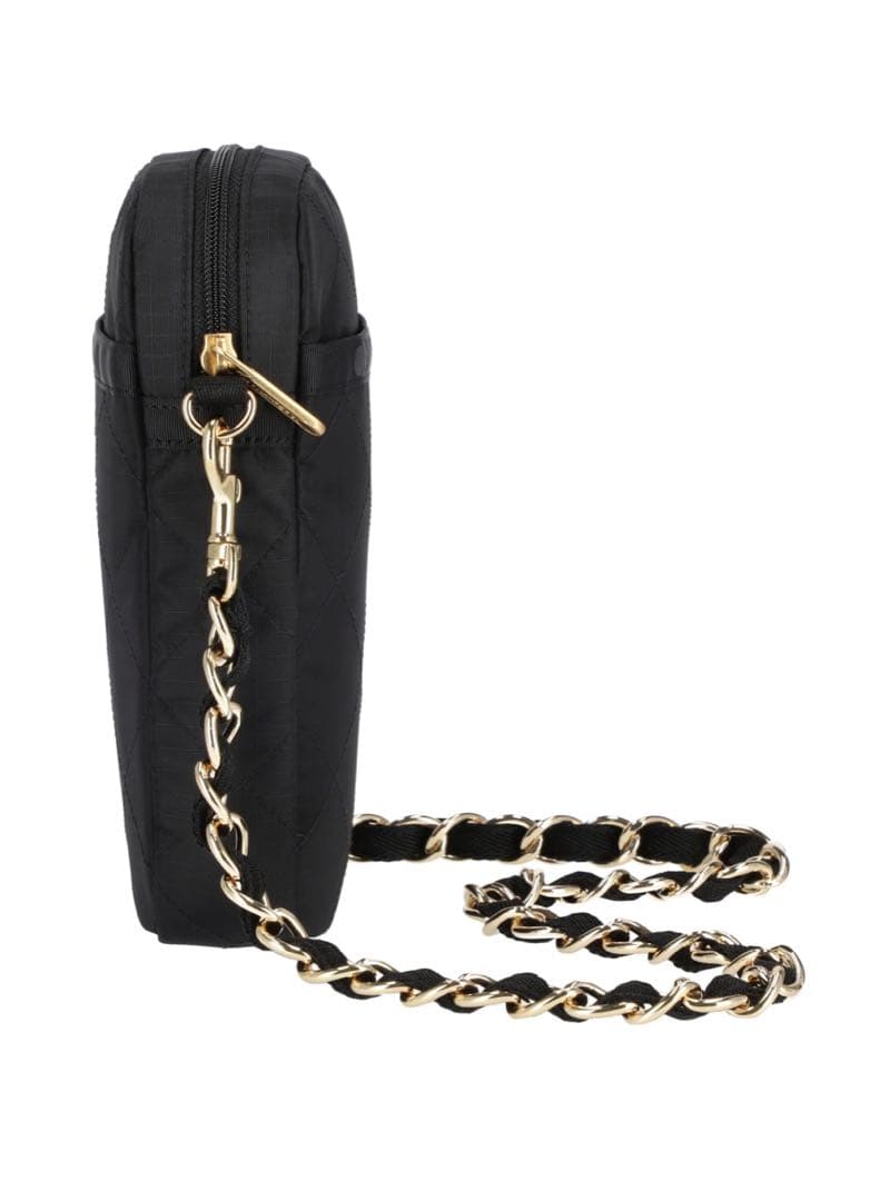 新品未使用 レスポートサック ブラックチェーンキルト スマホ