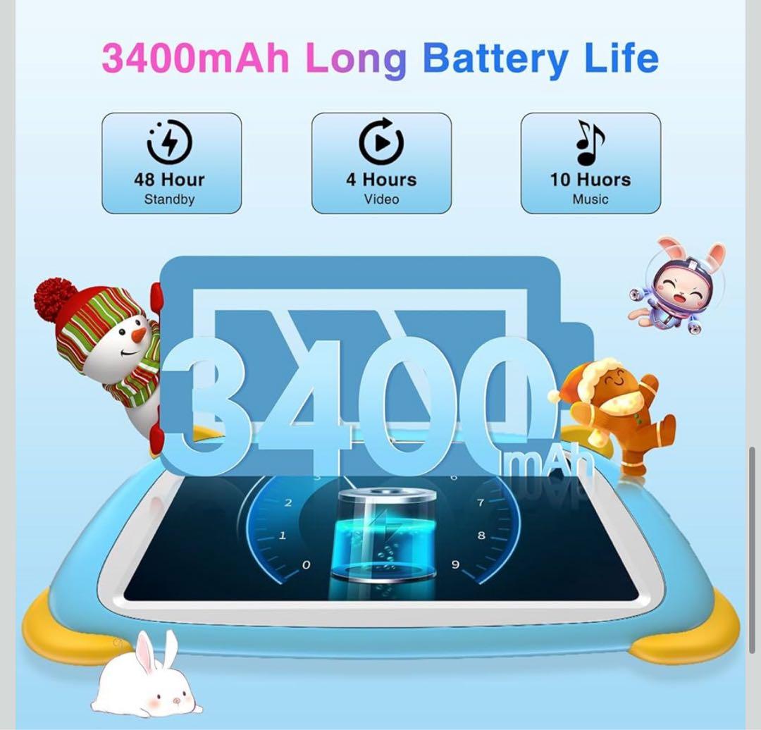 キッズタブレット Android タブレット 3400mAh 32GB - メルカリ