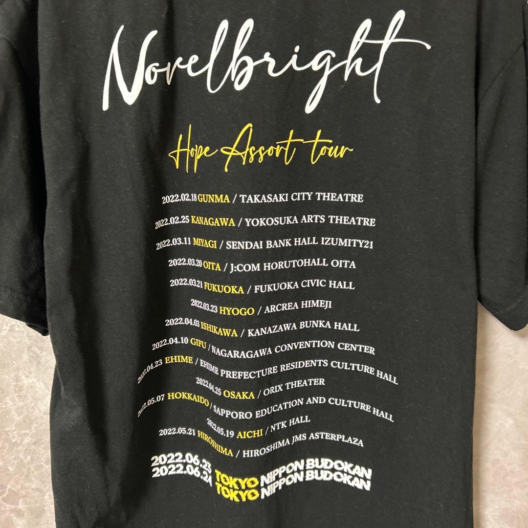 Novelbright ノーベルブライト ライブTシャツ Lサイズ ブラック - メルカリ