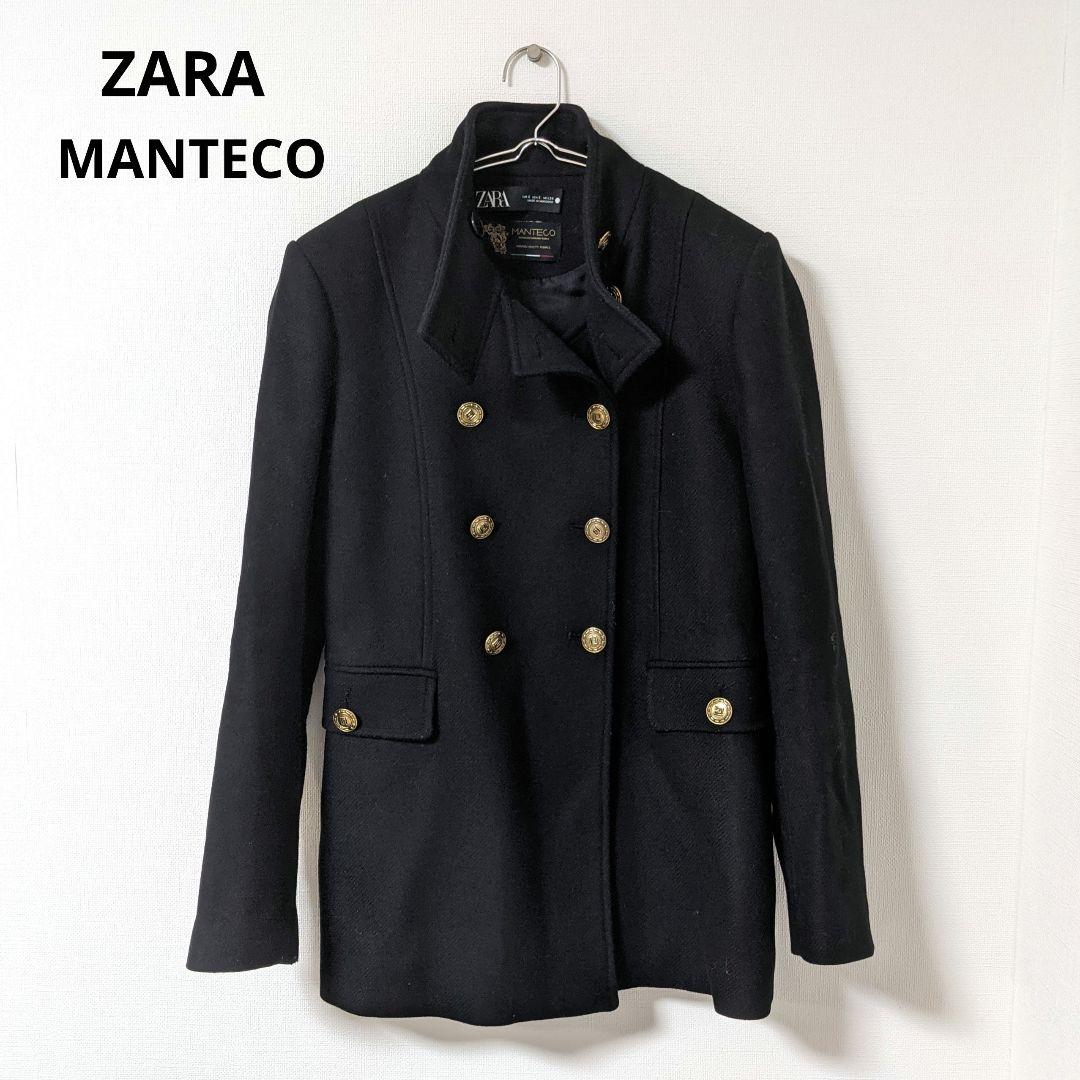 ZARA ザラ MANTECO ナポレオンジャケット 金ボタン ブラック 黒 - メルカリ