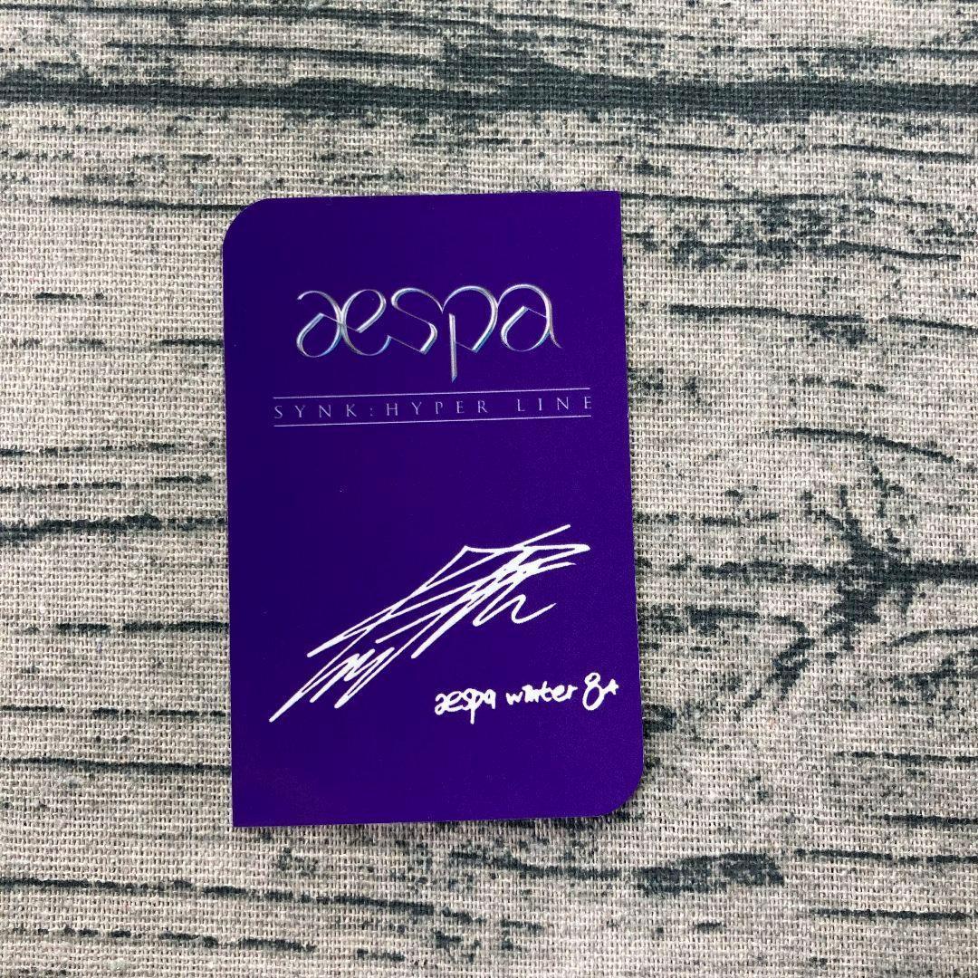 aespa Liiv Next 全世界で150枚 限定 ウィンター トレカ