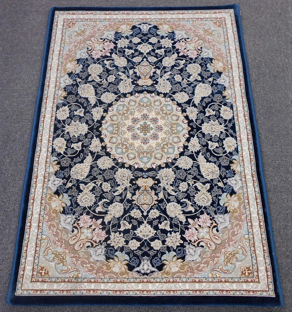 225万ノット、超高密度織！本場イラン産 絨毯 60×90cm‐201801 - メルカリ