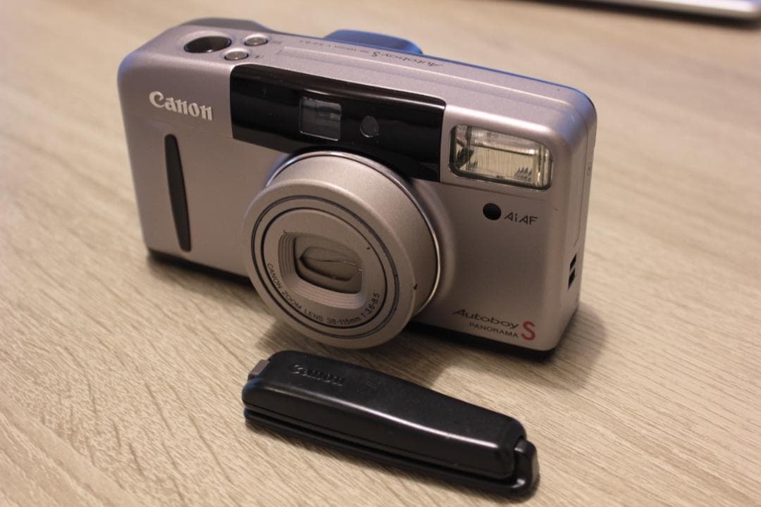 Canon Autoboy S コンパクトフィルムカメラ 遠隔リモコン付 - メルカリ