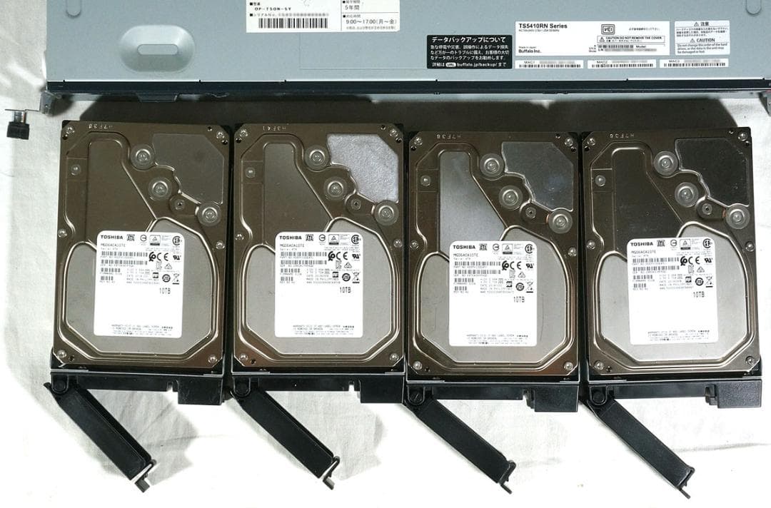 Buffaro TeraStation TS5410RN 40TB搭載 10Gb - メルカリ