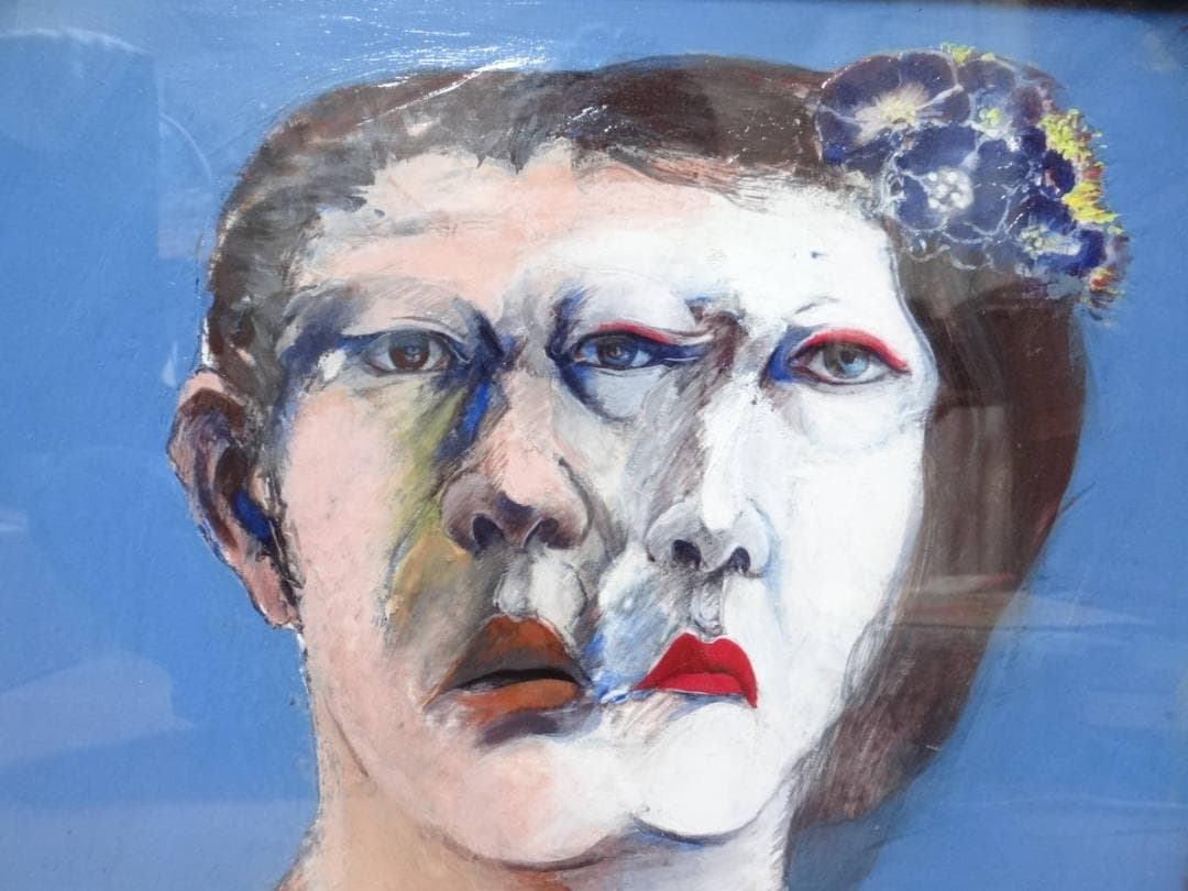 90年代 ビンテージ 甲田洋二 Y氏の場合 花婿・花嫁 ギャラリー 絵画 サイコ