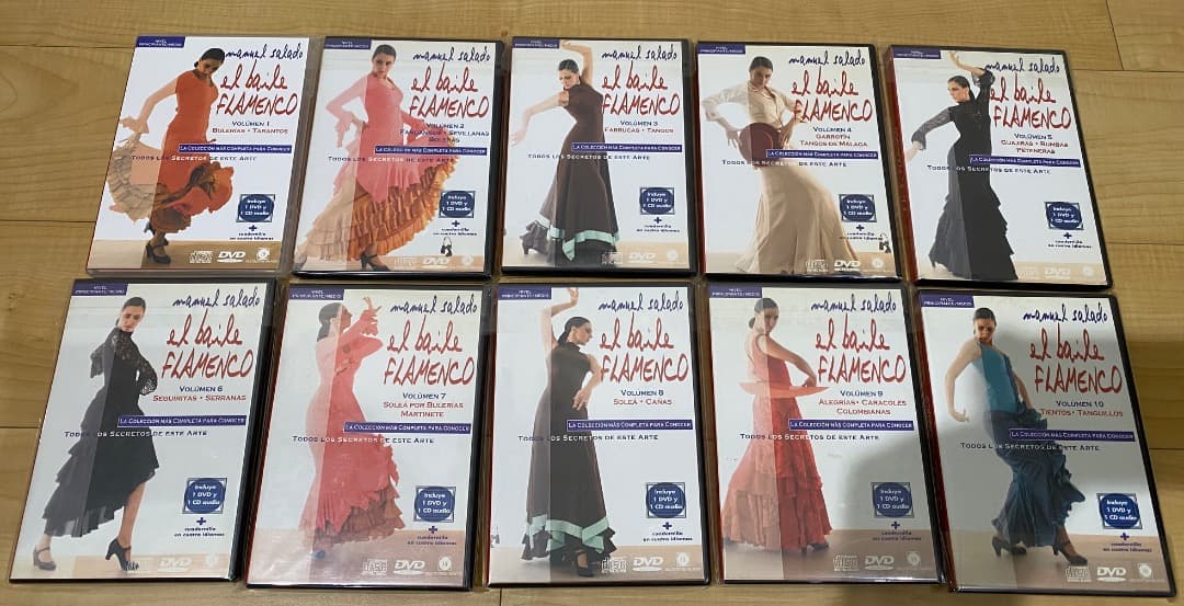 【21全巻セット】エル・バイレ・フラメンコ DVD教材 マヌエル・サラド