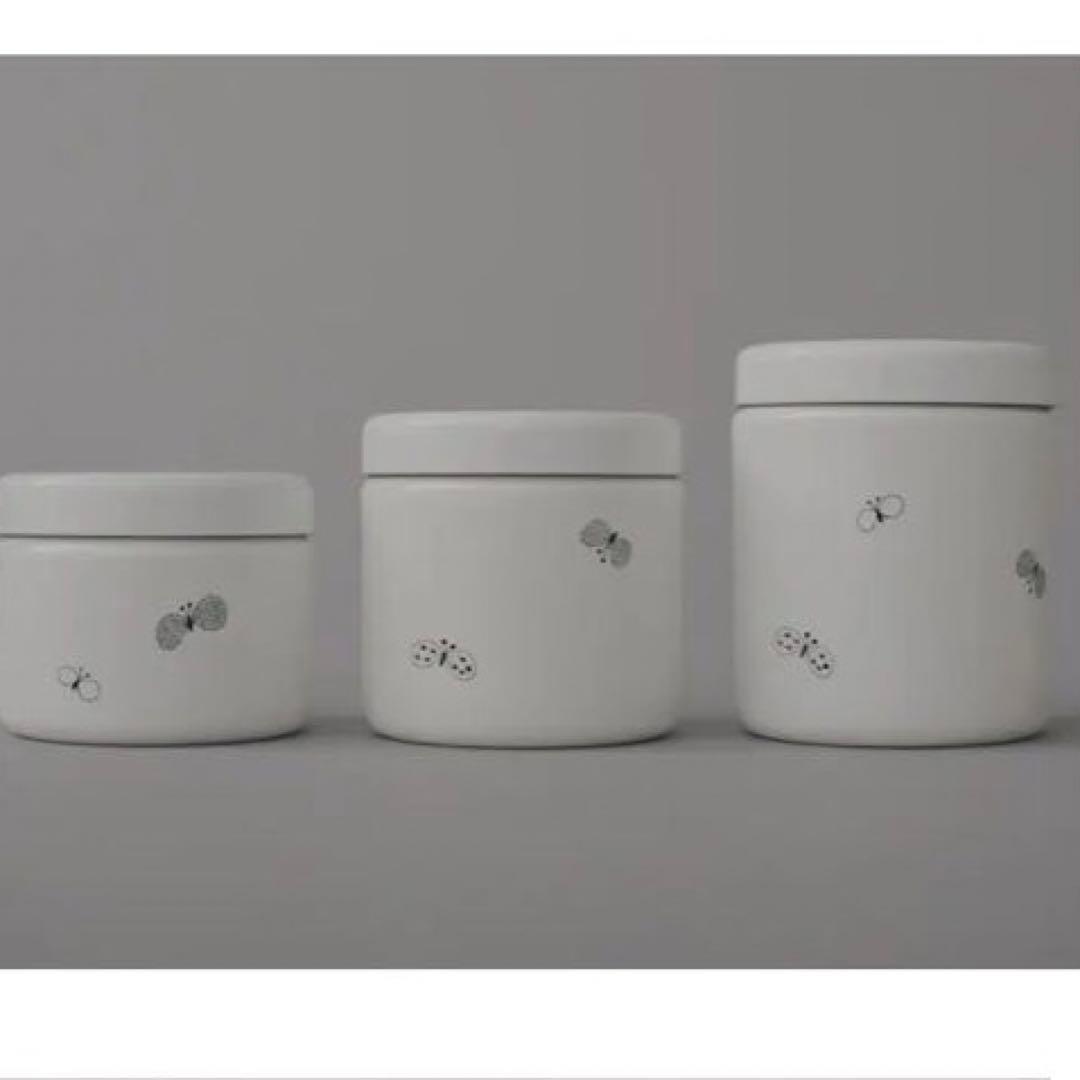 ミナペルホネン　野田琺瑯　3個セット　缶　ちょうちょ　SML 新品　ツツ choucho TUTU - minä perhonen