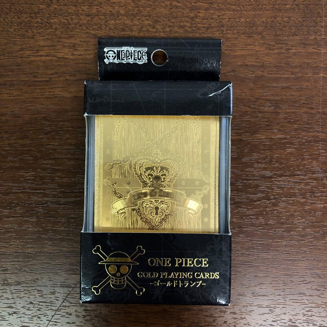 ➀【1枚欠品】ONE PIECE ワンピース ゴールドトランプ エンスカイ