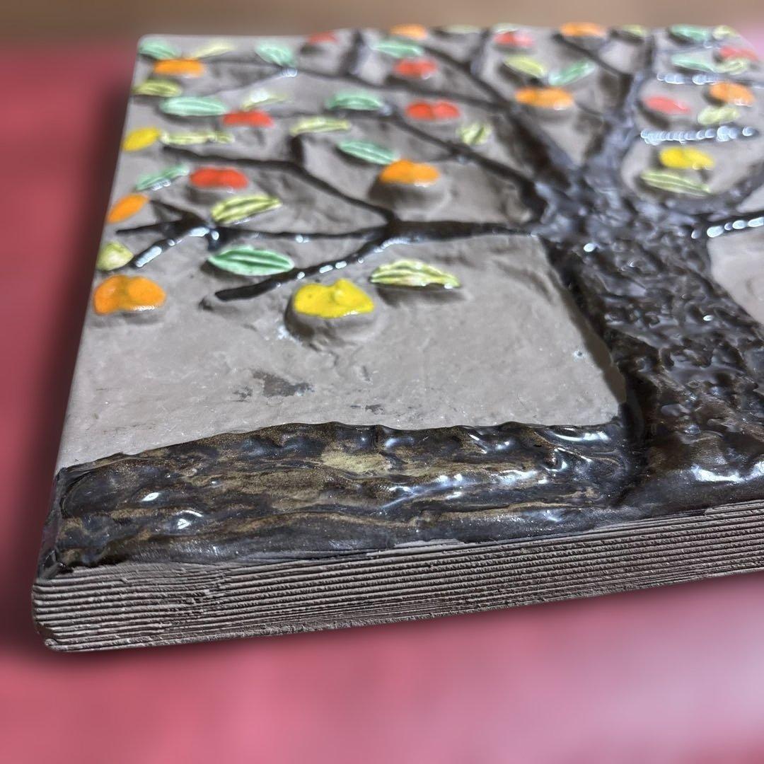 Jie Gantofta ジイ・ガントフタ リンゴの木 陶板 SWEDEN 美品 - メルカリ