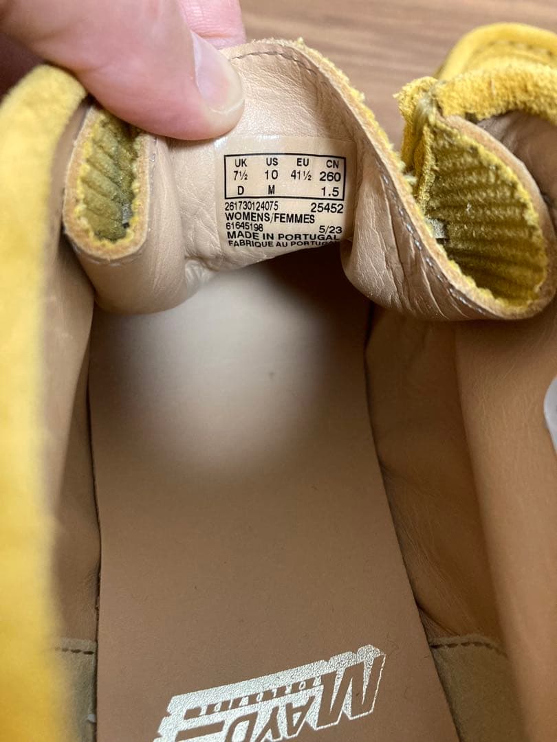 Clarks×MAYDE WORLDWIDE ワラビー イエロー 26.0cm