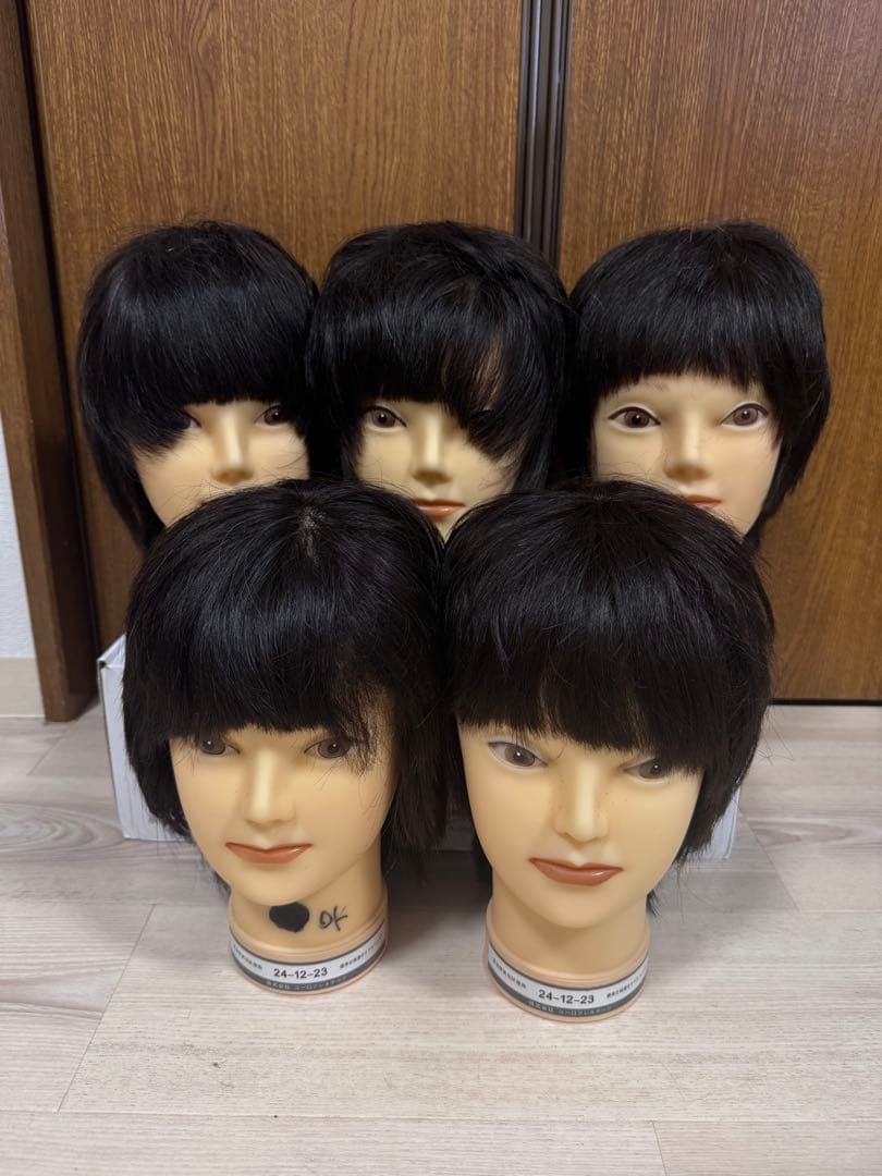 カットウィッグ カット済み 5点セット - メルカリ