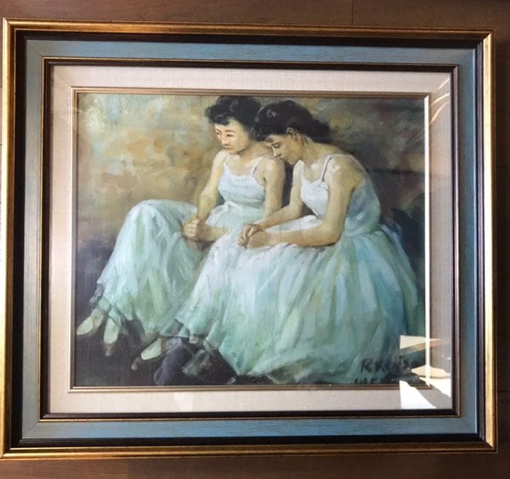 小磯良平 絵画 ① 小磯良平 銅版画 8/50 鉛筆サイン | 古美術ささき