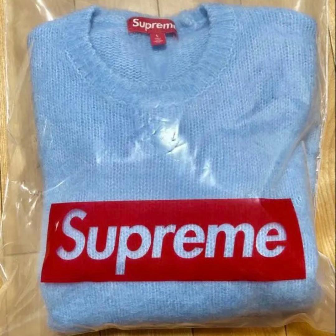 Supreme brushed mohair sweater - メルカリ