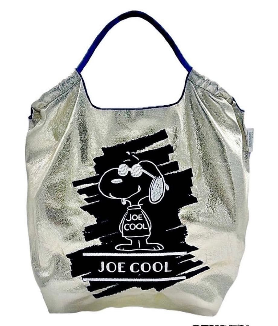 ボールアンドチェーン　スヌーピー　ジョークール　名古屋限定　ゴールド　Ｍサイズ ボールアンドチェーン エコバック スヌーピー 名古屋限定 ゴールド M