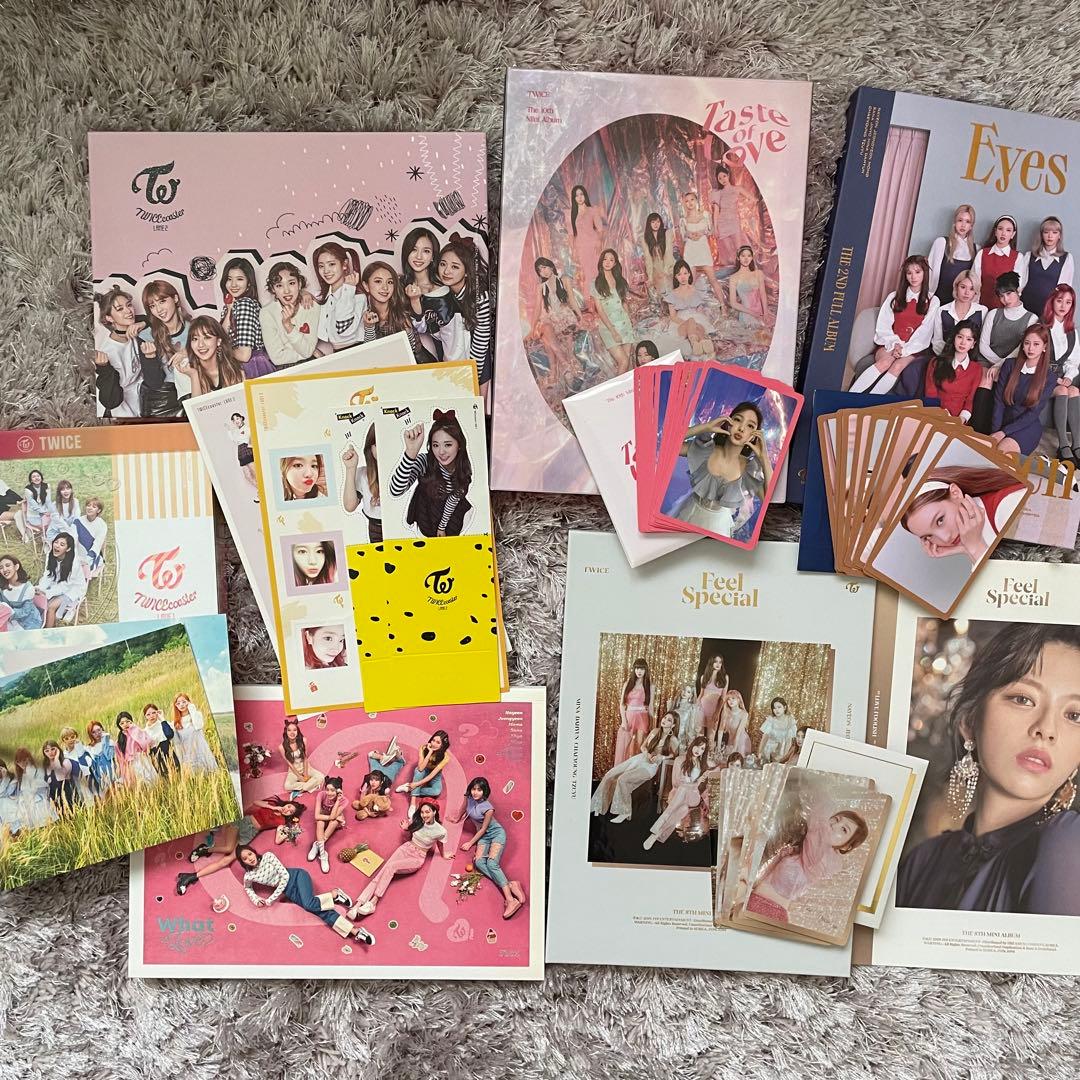 TWICE アルバム まとめ売り トレカ 特典付き - メルカリ