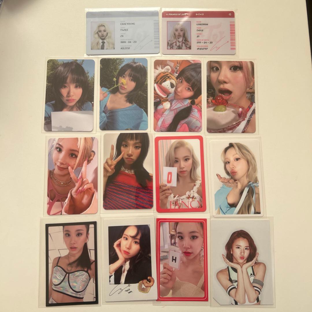 twice チェヨン トレカ まとめ売り - メルカリ