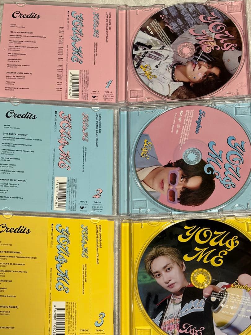 SUPER JUNIOR D&E You&Me 3種類セット トレカ - メルカリ