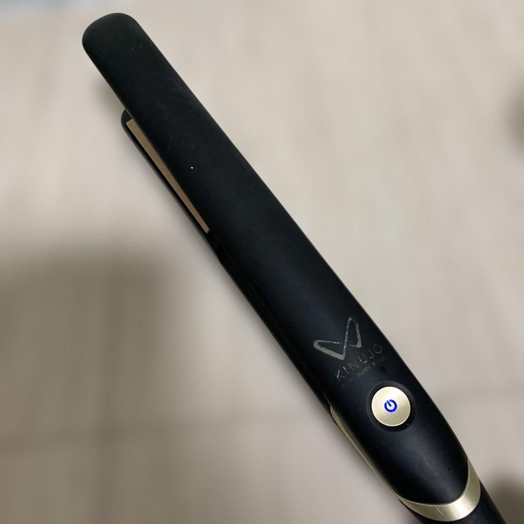 DS100-BK キヌジョ ストレートアイロン ストレートアイロン KINUJO W -worldwide model-black ブラック DS100