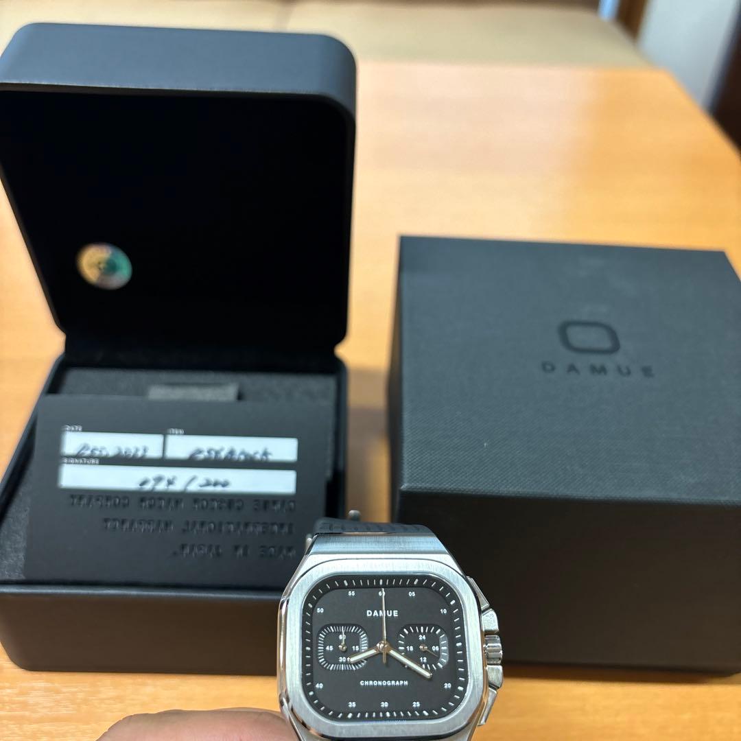 DAMUE☆D56☆クロノグラフ☆ダミュー⭐️ブラック - メルカリ